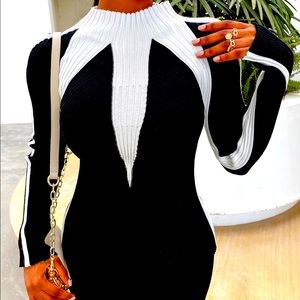 Colorblock Long Sleeve Casual Sweater